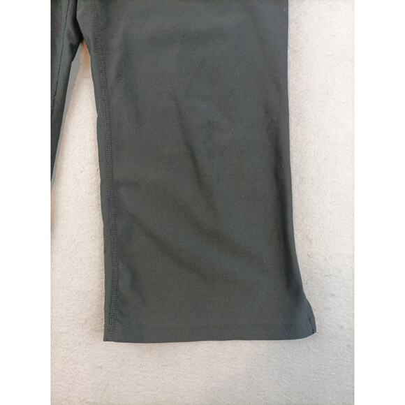 Nike Womens Black Capris Sz M Athletic Fit Dry Performance Training Pants T376 - Picture 2 of 10